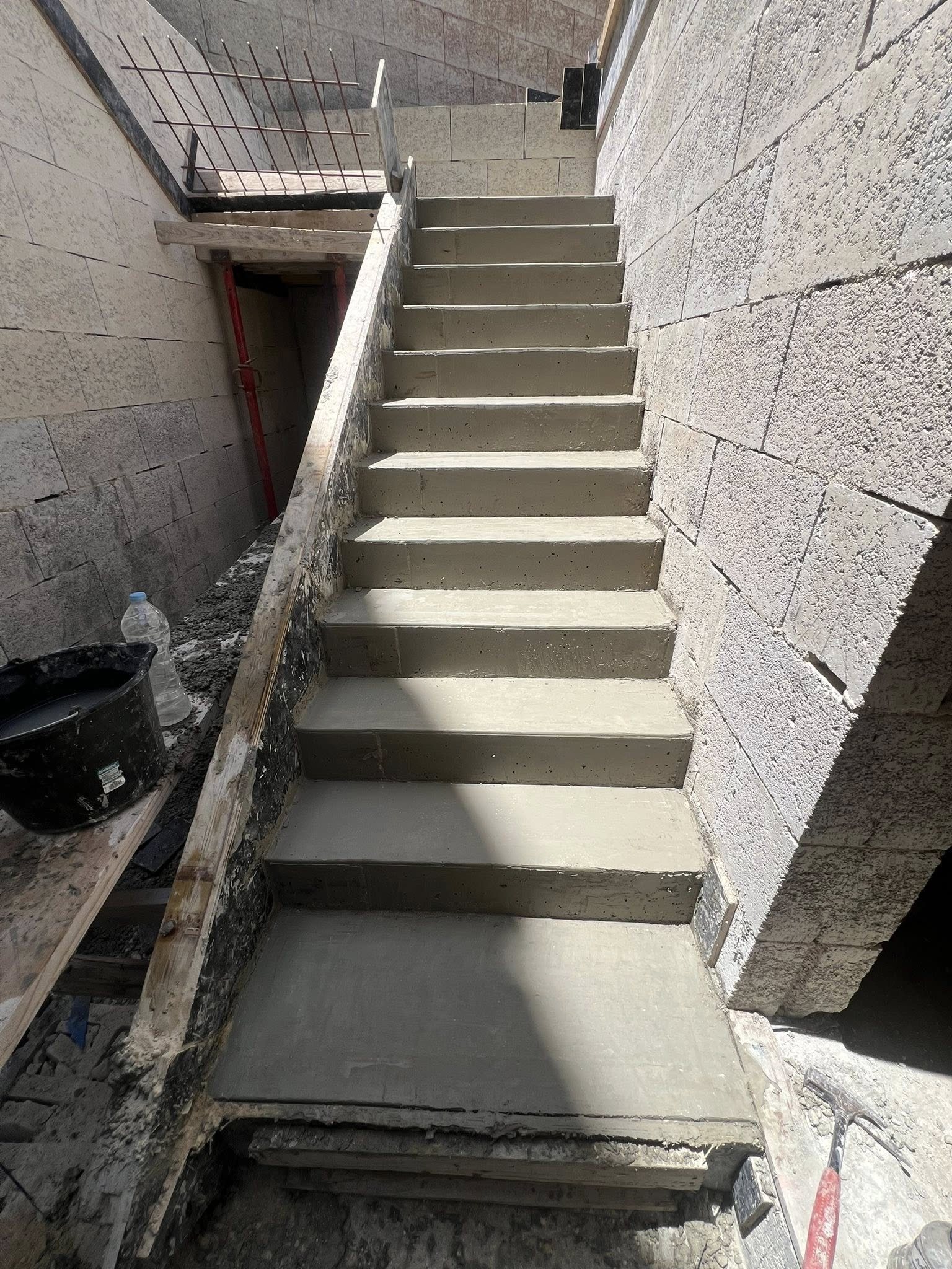 Another job done with bull float finish